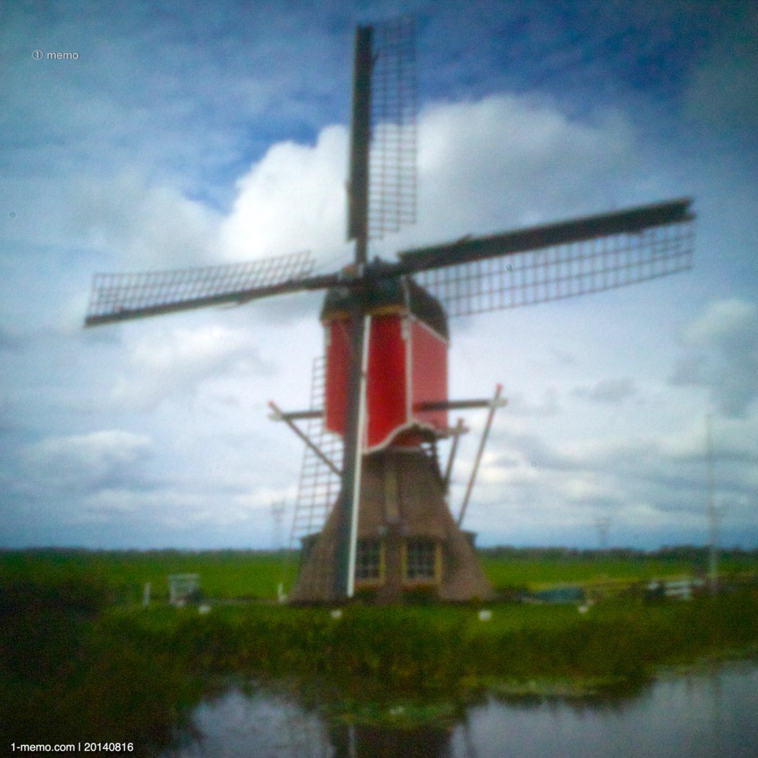 Pinhole Polder Windmill  "Rooie Wip"